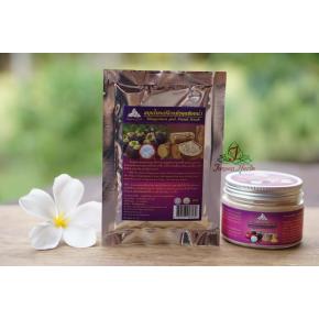สมุนไพรเปลือกมังคุดขัดหน้า  :  Mongosteen Peel Facial Scrub